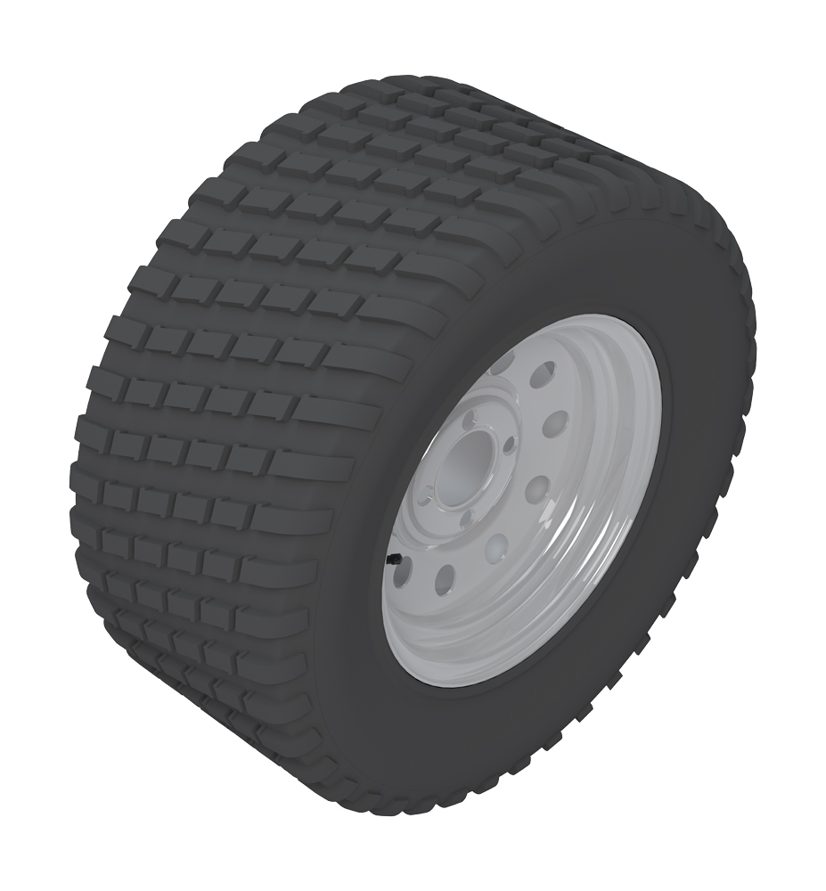 R127-9514 tire & wheel assy - 23x9.50-12 turf ... 