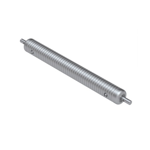 Roller - grooved solid steel