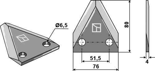 Futtermischwagenmesser Futtermischwagenmesser