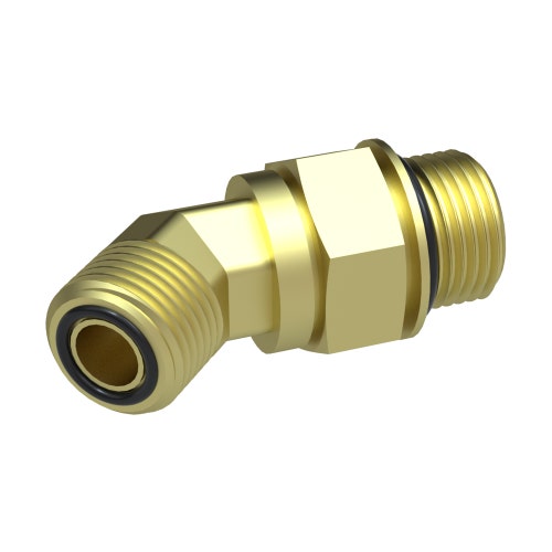 Hydraulic fitting - 45 deg