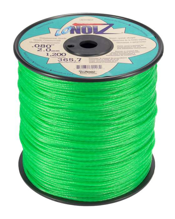 Trimmer line lonoiz™ green medium spool .080" / 2.0mm