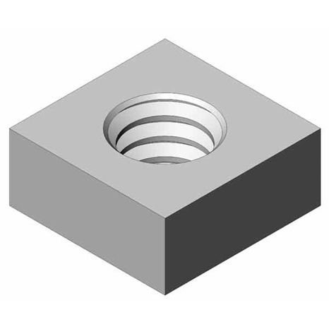 Nut - 1/4-20 square Nut - 1/4-20 square