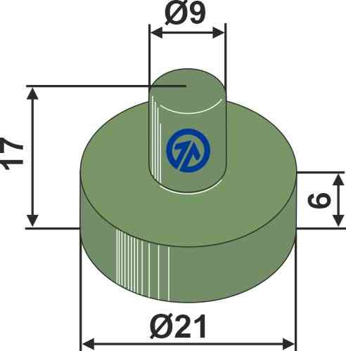 Rubber spring element