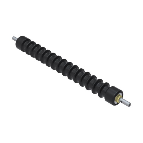 Roller - grooved uhmw polyethylene