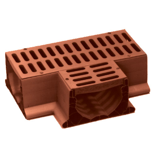 Channel tee - 4" brick