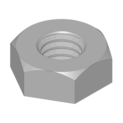 Nut - 5/16-18 y/zinc plated Nut - 5/16-18 y/zinc plated