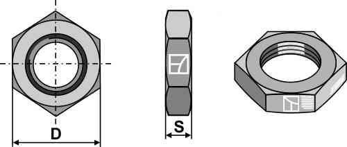 Hexagon locknut