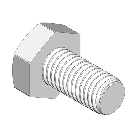 Bolt - hex hd 1/4-28 x 1/2