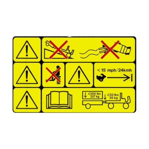 Decal - caution