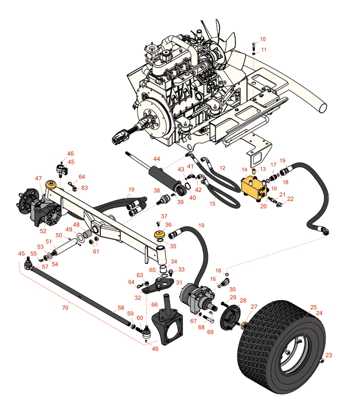 Achteras onderdelen passend voor uw Toro Groundsmaster 4300-D