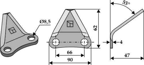 Food mixer knives fitting for Frasto 16800030