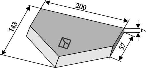 Center knife