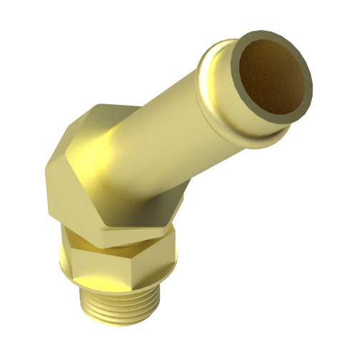 Hydraulic fitting - 45 deg