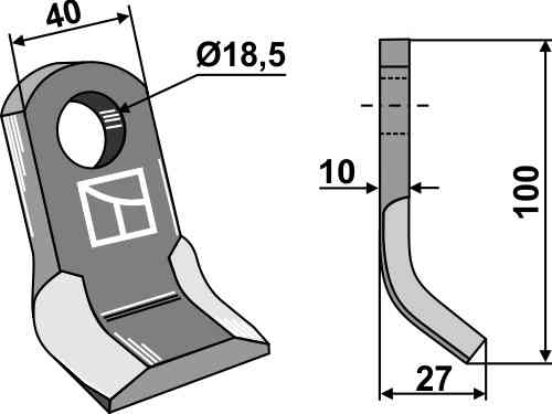 RDM Parts Y-kniv