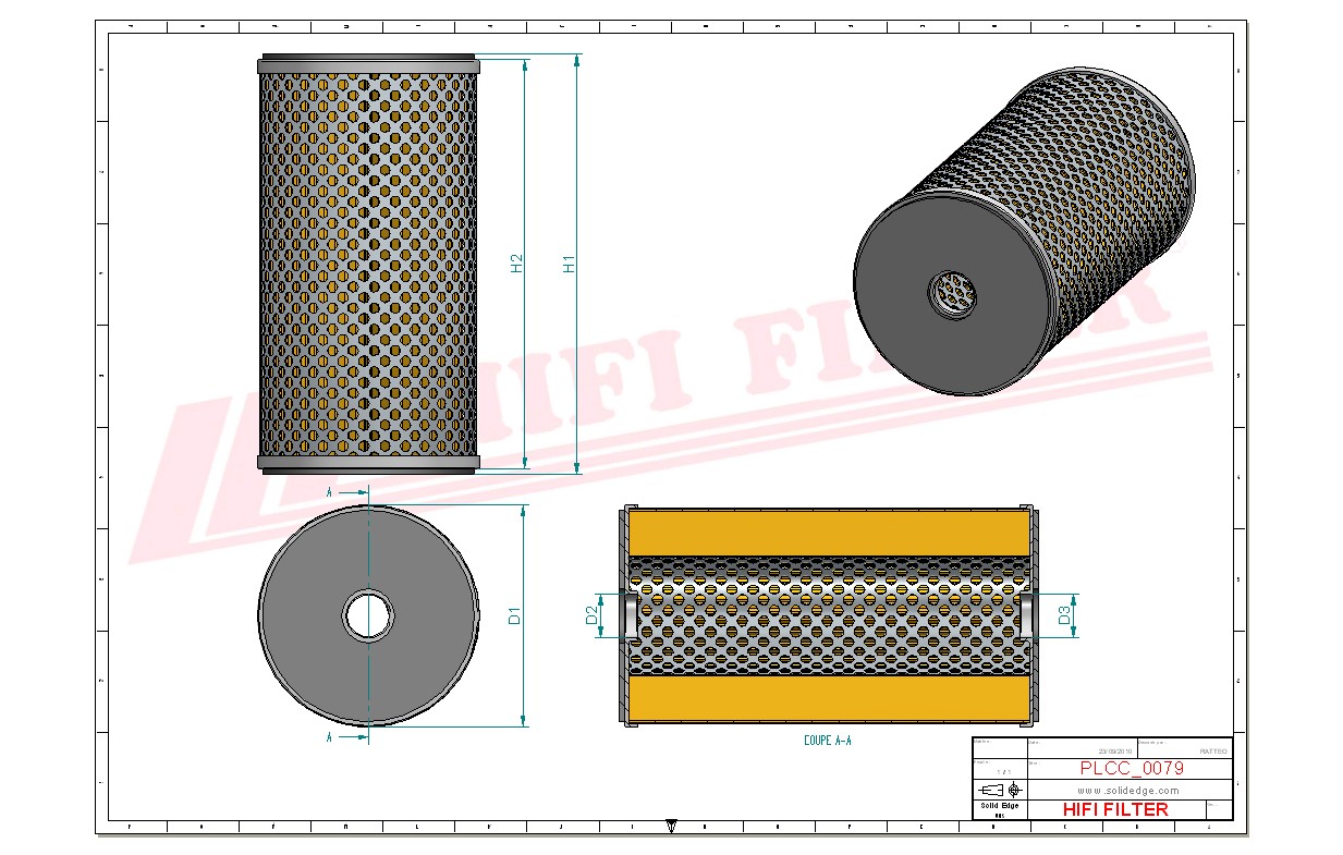 Fuel filter passend voor claas 854001000