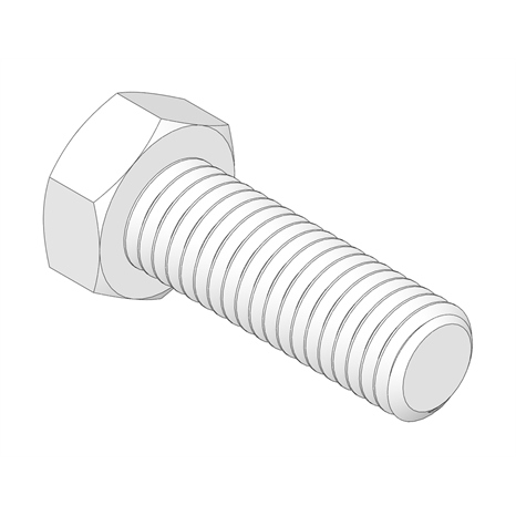 Bolt - 1/2-13 x 1 1/4 hex flange bolt