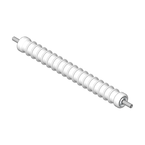 Laufrolle gerillt assy. 1 1/8Spacing