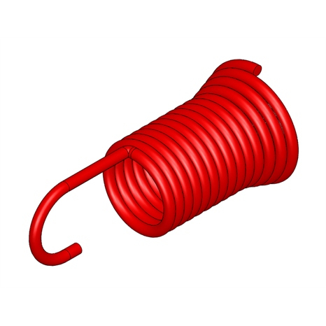 Spring - shoe hold down Spring - shoe hold down