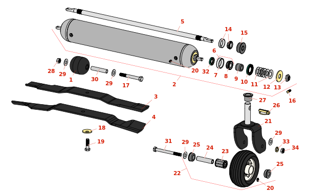 Jacobsen AR 5 Deck parts