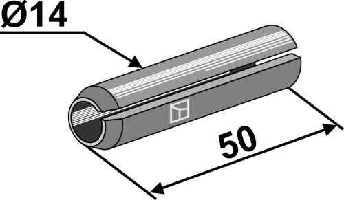 Spanstift Ø14x50 passend voor UniZ UNI-Z I