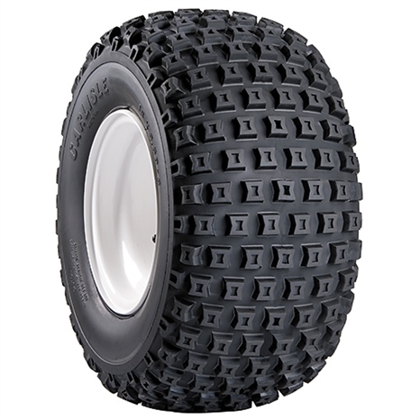 Tire & wheel - 22x11.00-8 nhs (2 ply) carlisle knobby