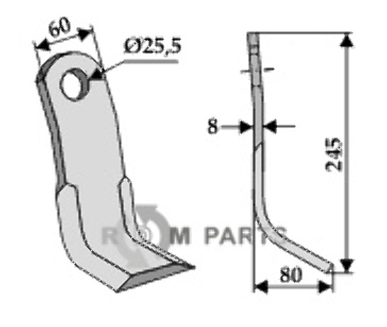 RDM Parts Y-mes passend voor Claas 01049060