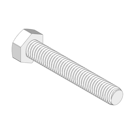 Bolt - hex hd M8 x 50