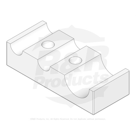 Clamp - half - hyd line