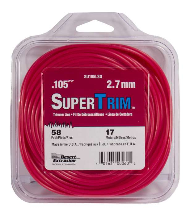 Trimmer line supertrim™ red large loop .105" / 2.7mm