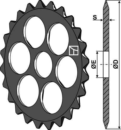 Sterring - Ø625mm passend voor Dal-Bo 15395