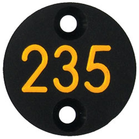 Sprinkler cap yardage marker - 1 number