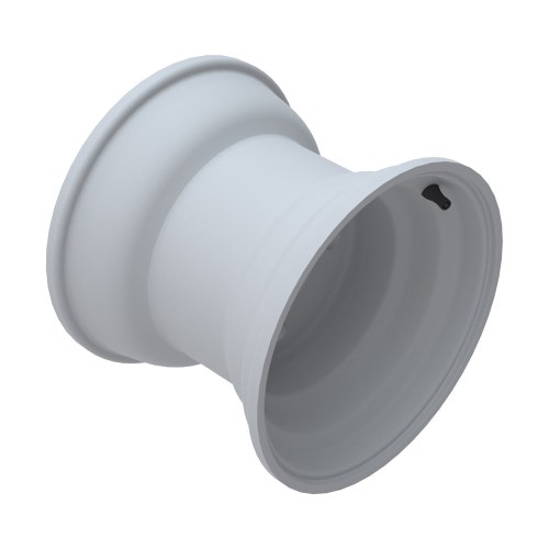 Wheel - with valve stem - white