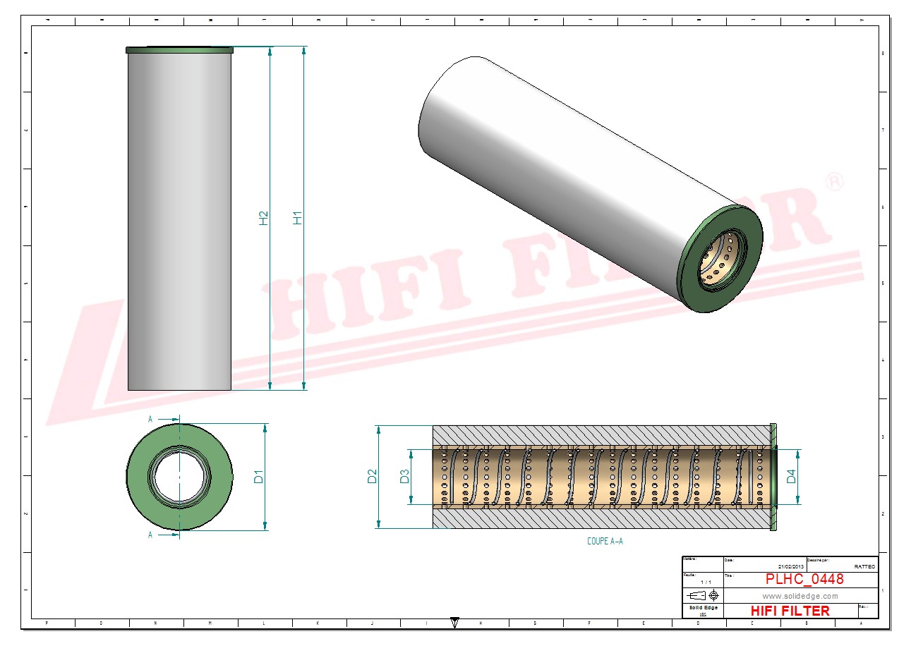 Fuel filter passend voor bell 223994