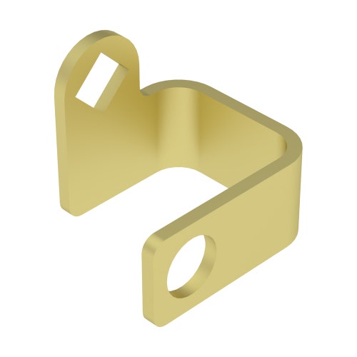 Bracket - rh rear roller scraper