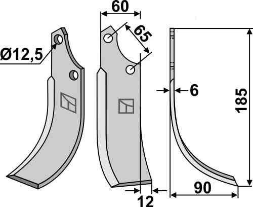 Blade, right model