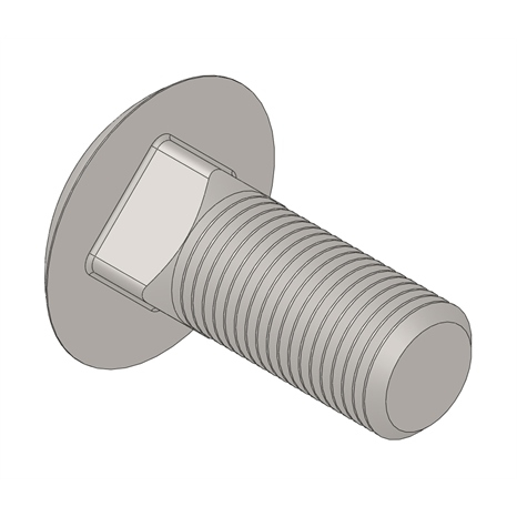 Bolt - carriage 1/2-13 x 1-1/4