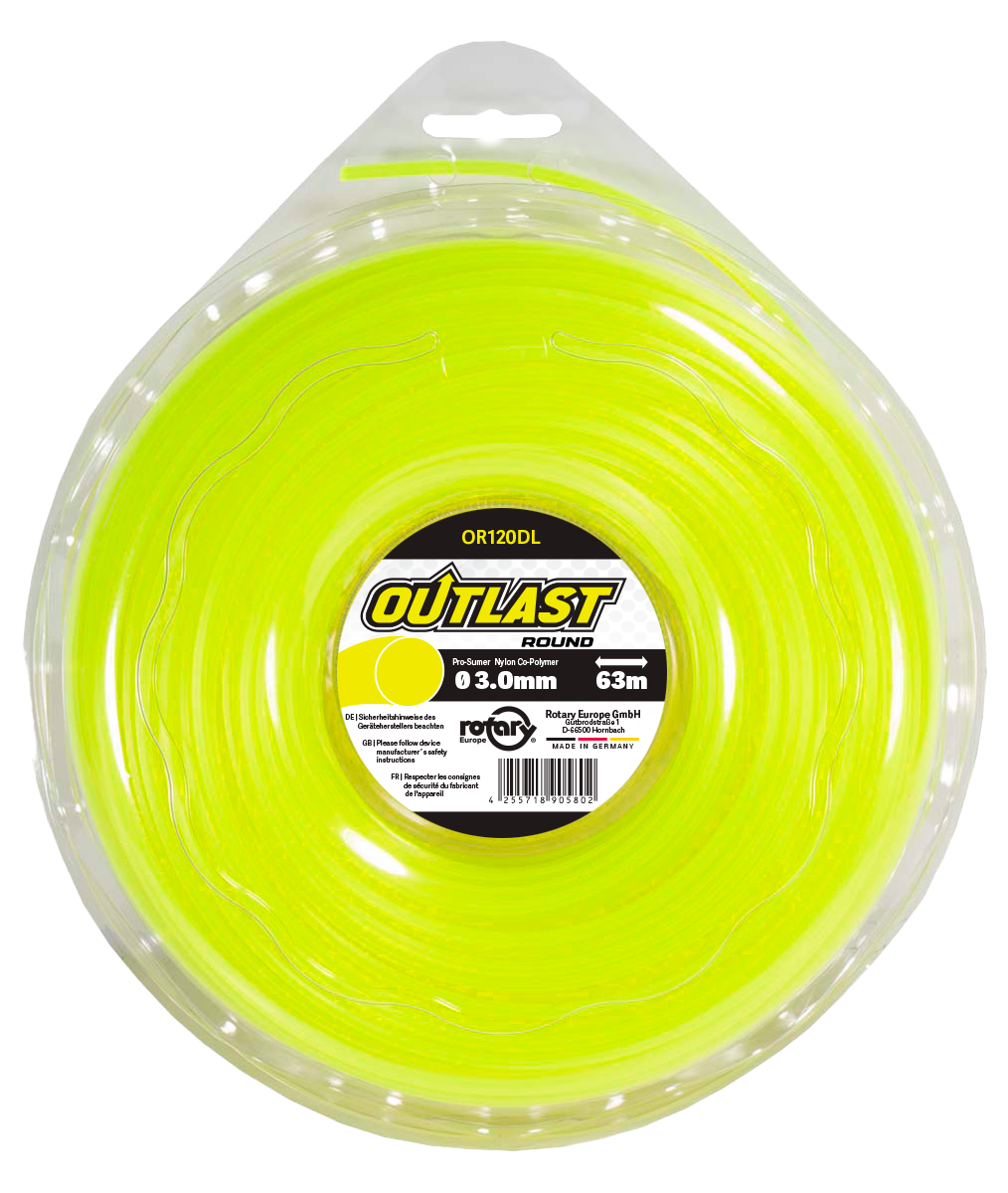 Trimmerline Outlast .120"/3.0mm 63m Rond Large Donut