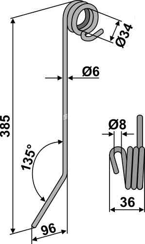 Wiedegtand passend voor Hatzenbichler 9309/360