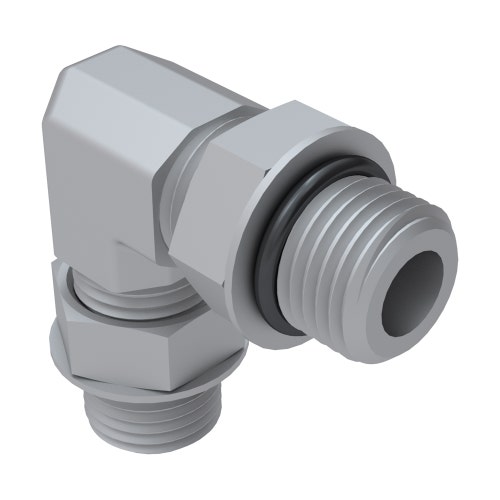 Hydraulic fitting - 90 adj