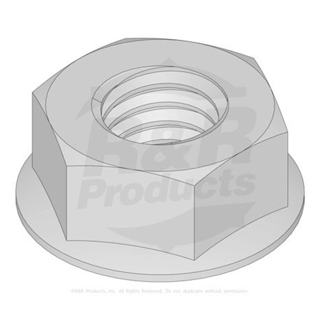 HEX NUT - FLANGED 6-1.0MM