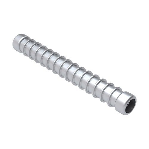Grooved roller tube  - wide