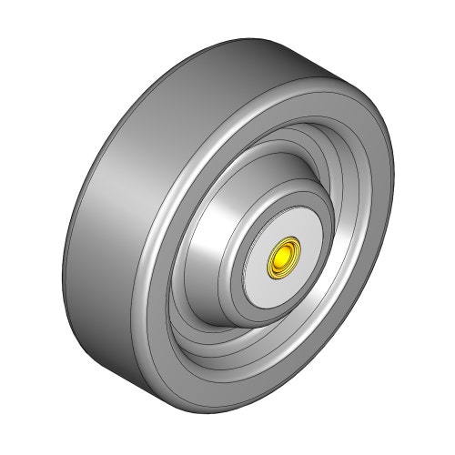 Wheel - solid phenolic assy