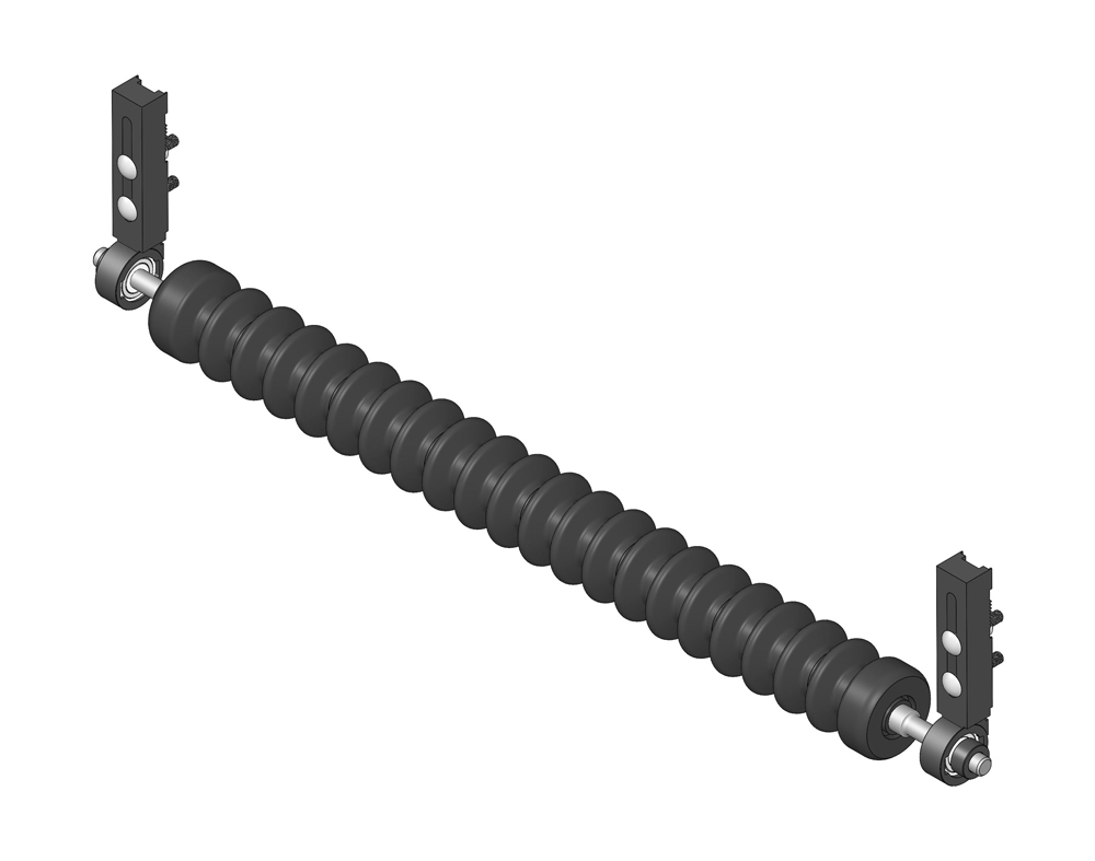 Minuteman rear grooved roller system