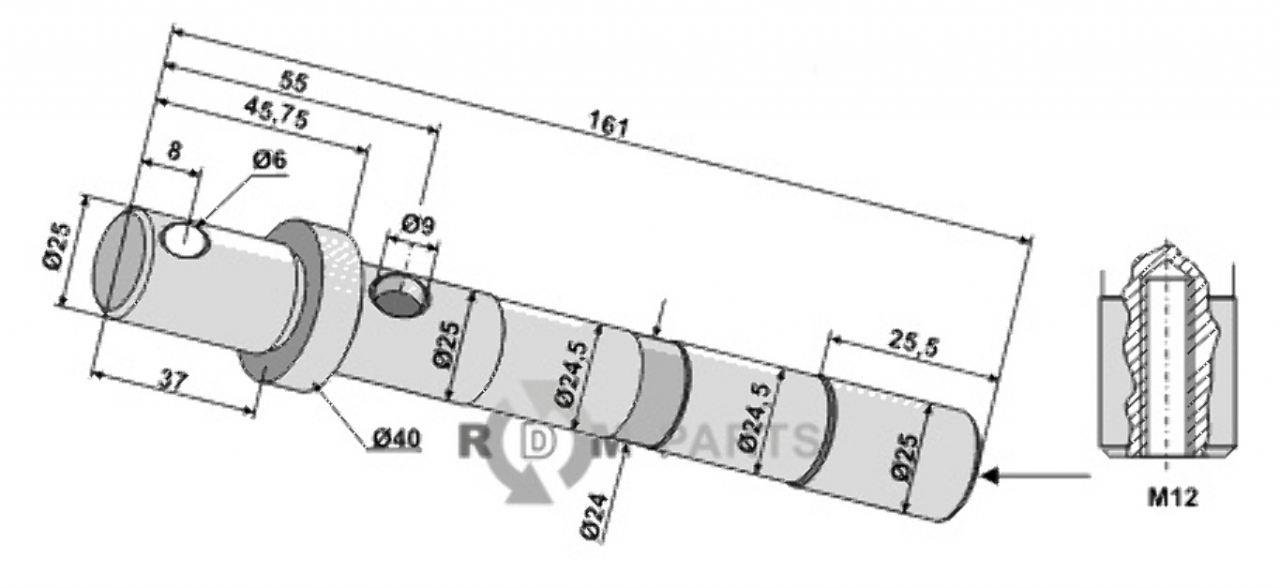 Shear pin 63-mul-88