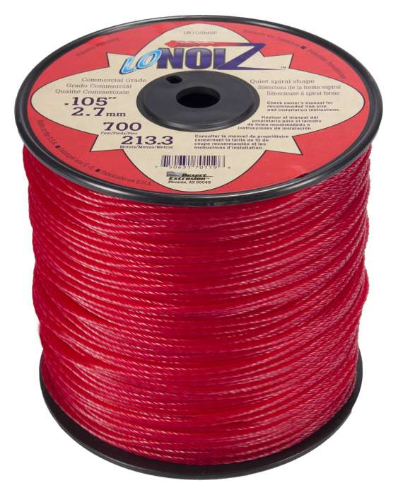 Trimmer line lonoiz™ red medium spool .105" / 2.7mm