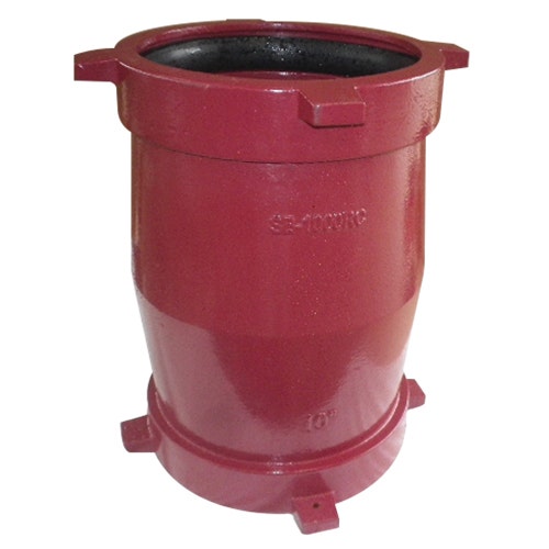 Leemco adapter - 8 x 14 flange x bell