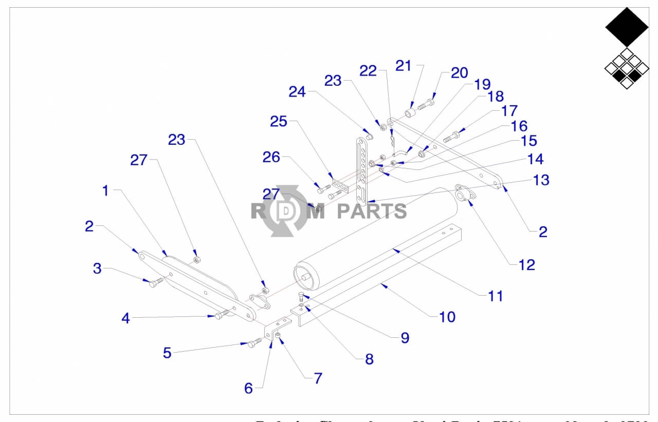 Replacement parts for VD7521 Achterrol