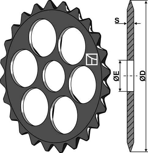 Sterring - Ø575mm passend voor Dal-Bo 15485