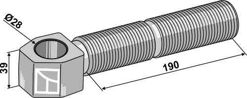 Articulated spindle Ø28