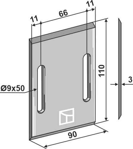 Scraper for packer rolls 51-l100